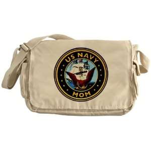   Messenger Bag US Navy Mom Bald Eagle Anchor and Ship 