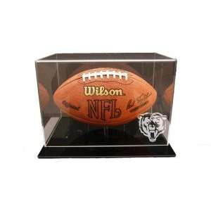  Chicago Bears Black Acrylic Football Display Sports 