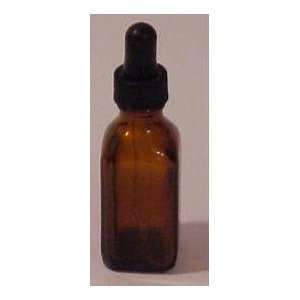   Amber French Square Glass Bottle w/dropper 1 oz 12ct 