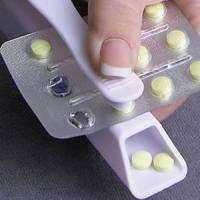 Pill Popper Dispenser Pops Pills from Plactic Packaging 017874000241 