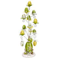 Large Yellow Easter Egg Tree  
