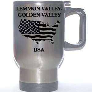 US Flag   Lemmon Valley Golden Valley, Nevada (NV) Stainless Steel Mug