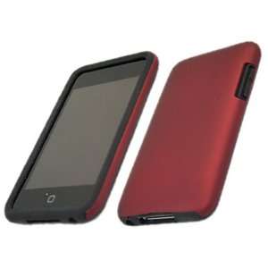 iTALKonline FuZion (Twin Protection) Hard RED Back Case/Cover & BLACK 