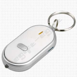 LED Key Finder Locator Find Lost Keys Chain Whistle new  
