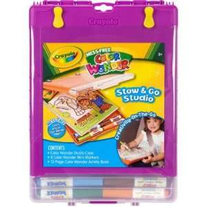  Crayola Mess Free Stow and Go Studio Purple Toys & Games