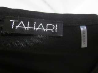TAHARI Black Straight Pencil Knee Length Skirt Sz 6  