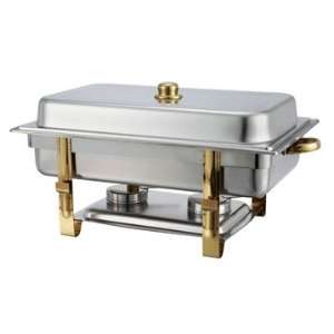   Gold Accented Chafing Dish   Oblong, 8 Qt.