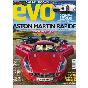    Evo Magazine (Aston Martin Rapide, March 2010) various Books