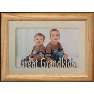 5x7 ~ GREAT GRANDKIDS ~ Landscape Picture Frame with Cream Mat 