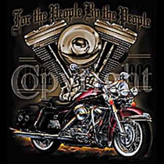 Motorcycle For the People Biker T Shirt  
