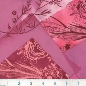  44 Wide Chablis Peachskin Japonesque Pink Fabric By The 