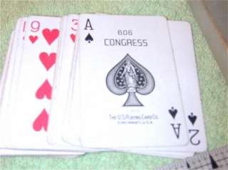   Playing Cards Santa Fe railroad 606 Congress U.S. Playing card Co USA