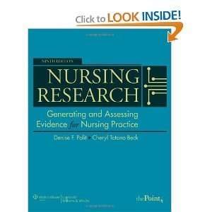 Nursing Research Generating and Assessing byPolit [Hardcover]