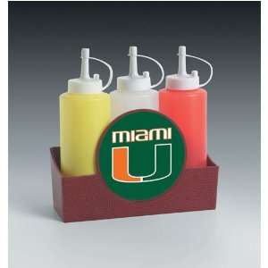 Miami NCAA Condiment Caddy