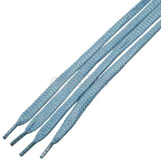   Thread Glitter Sparkle Shoelaces Shoe String Lace LT Blue 303  