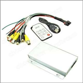 Mini 2CH Video SD Card DVR Recorder 4 Vehicle/Car Alarm  
