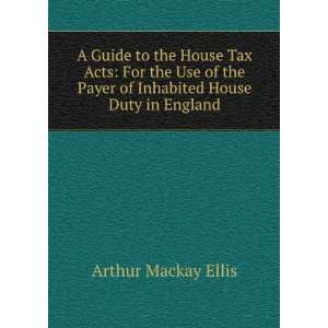   tax acts. For the use of the payer of inhabited house duty in England