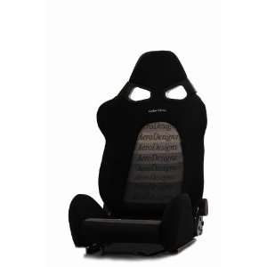  ACIS Style Black/Kevlar Reclinable Seat (AD ACIS BK 