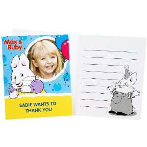  Max & Ruby Personalized Thank You Notes (8) Health 