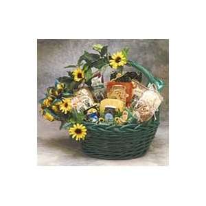 Sunflower Treats LARGE gift Basket 