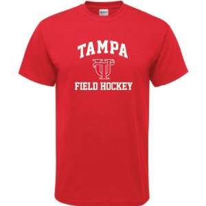 Tampa Spartans Red Field Hockey Arch T Shirt Sports 