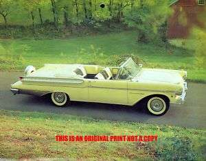 1957 Mercury Turnpike Cruiser rare classic car print  