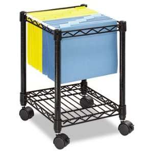   Cart, 1 Shelf, 15 1/2w x 14d x 19 1/2h, Black SAF5277BL Electronics