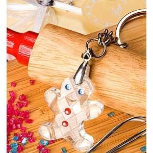 Baby Shower Favors  Gingerbread Man Design Key Chain Favors (30   59 