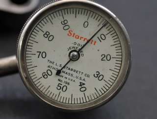 Vintage Starrett #196 Back Plunger Dial Test Indicator Set  