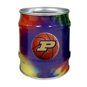 Purdue Boilermakers NCAA Basketball Tie Dye Tin Bank  