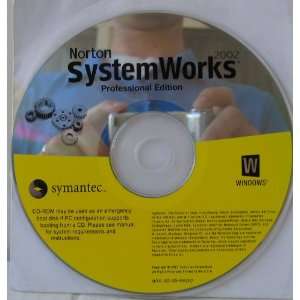  Norton SystemWorks 2002   Professional Edition   CD ROM 