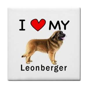  I Love My Leonberger Tile Trivet 