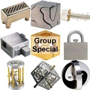  Puzzle Master Group Special   a set of 9 metal puzzles 