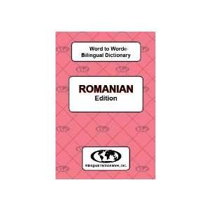  Romanian Word to Word® Bilingual Dictionary (English Romanian 