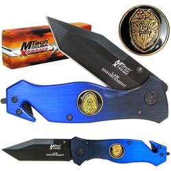 Xtreme Rescue Police 8 inch Folding Pocket Knife  