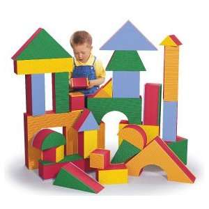  Jumbo Textured Blocks   Standard Set Toys & Games