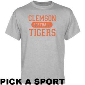  Clemson Tigers Ash Custom Sport T shirt