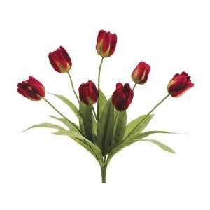  19.5 Tulip Bush x7 Red Green (Pack of 12)