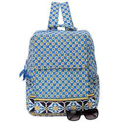 Vera Bradley Riviera Blue Large Backpack  