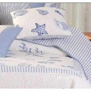  Treasures by the Sea Quilted Pillow