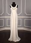   Oscar de la Renta 12EX96 White Silk Chiffon Couture Bridal Gown NEW 4