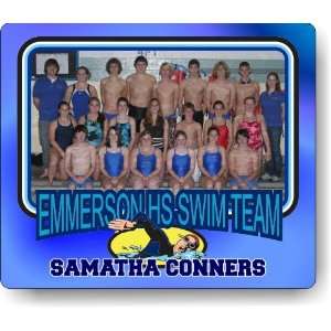    Personalized Swimming Team Photo Mousepads
