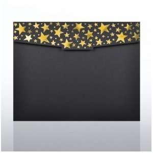  Foil Stamped Certificate Folder   Starry Night Office 