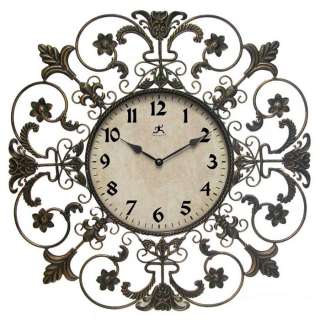 NEW Victorian Black Wrought Iron Kitchen Wall Clock  