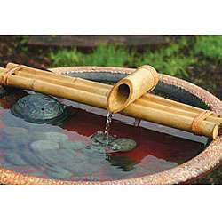 Three arm 12 inch Bamboo Water Spout and Pump Kit (Vietnam 