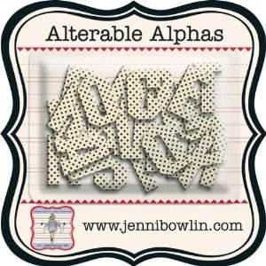  Micro Dot Alterable Alphas (Jenni Bowlin) Arts, Crafts 