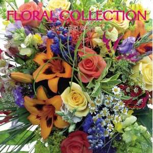  Flower Calendars Floral Collection   12 Months   11.7x11 