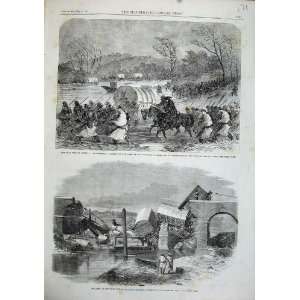   1863 Civil War America Potomac Indian Railway Accident