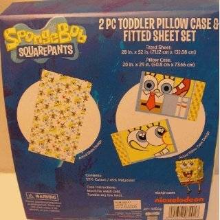  SpongeBob 4 Piece Reversible Toddler Bedding Set Baby