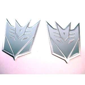  Transformers Decepticons Aluminum Emblems Gray Automotive